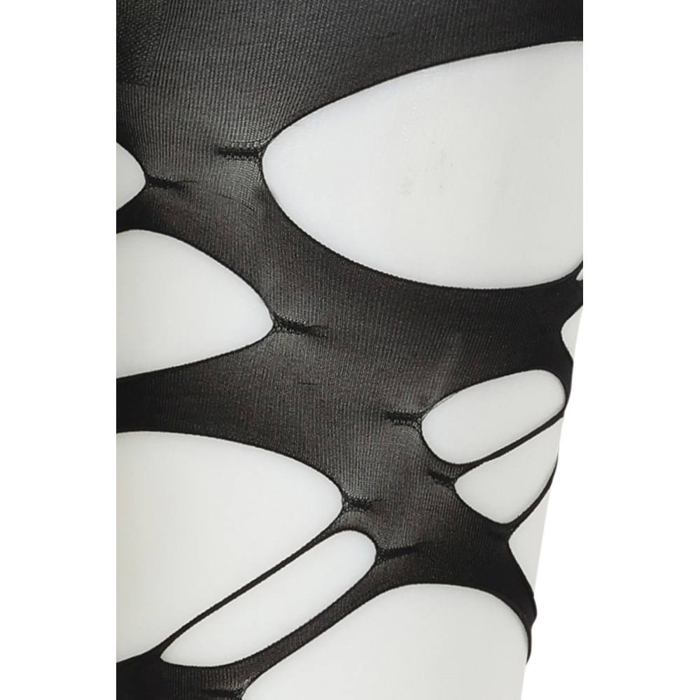 Banned - Slashed Cutout Leggings - Noir